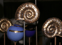 Gartenstecker Ammonit